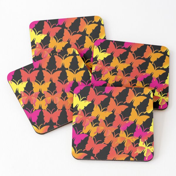 Item preview, Retro 70s and 80s inspired butterflies, art by Miguel Matos Official designed and sold by MiguelMatosArt.
