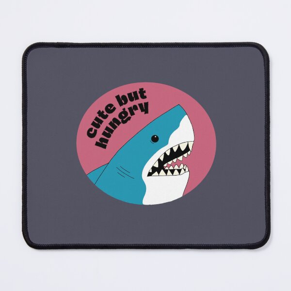 Item preview, cute but hungry shark designed and sold by gillymakesart.