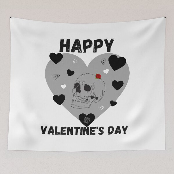 Item preview, Gothic I love you skull, planchette and heart designed and sold by LukjanovArt.