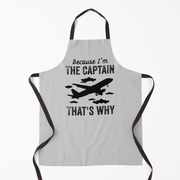 Item preview, Because I'm The Captain That's Why - Funny Aviation Quotes Gifts For Pilot designed and sold by ferdaousseshop.