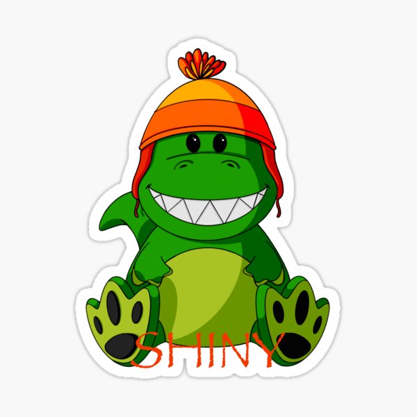Shiny Dinosaur Sticker