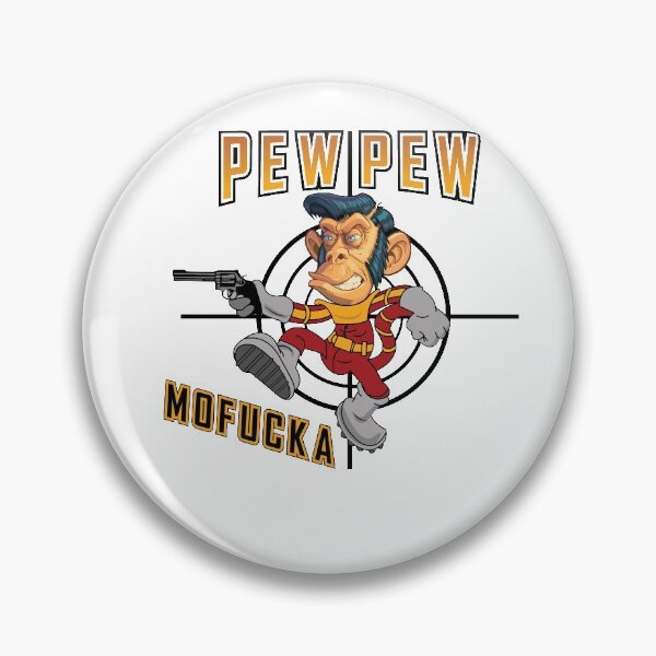Item preview, Pew Pew - Shooter - Cartoon - Monkey designed and sold by Macspayne.