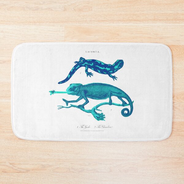 Item preview, Antique Georgian 19th Century Engraving illustration Lizard Chameleon Gecko print designed and sold by CoreImaging.