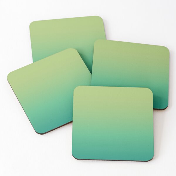 Item preview, Green and turquoise ombre tones patterns designed and sold by IoanaHraball.