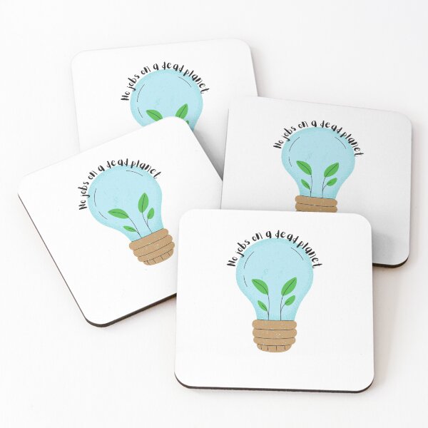 Item preview, No Jobs On A Dead Planet Climate Change Call To Action Designs designed and sold by stareve.