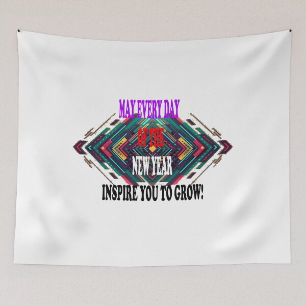 Item preview, May Every Day Of The New Year Inspire You To Grow! designed and sold by Viktor Kabbach.