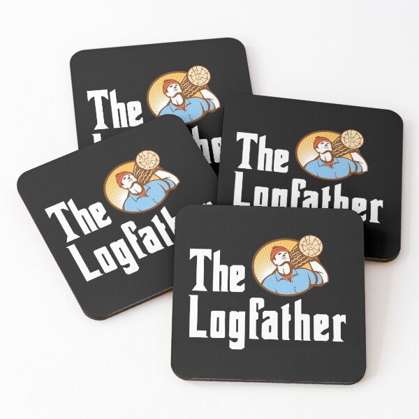 Item preview, The Logfather-Play On Words-Logger-Outdoorsman-Arborist-Forestry Worker designed and sold by SighFly52.