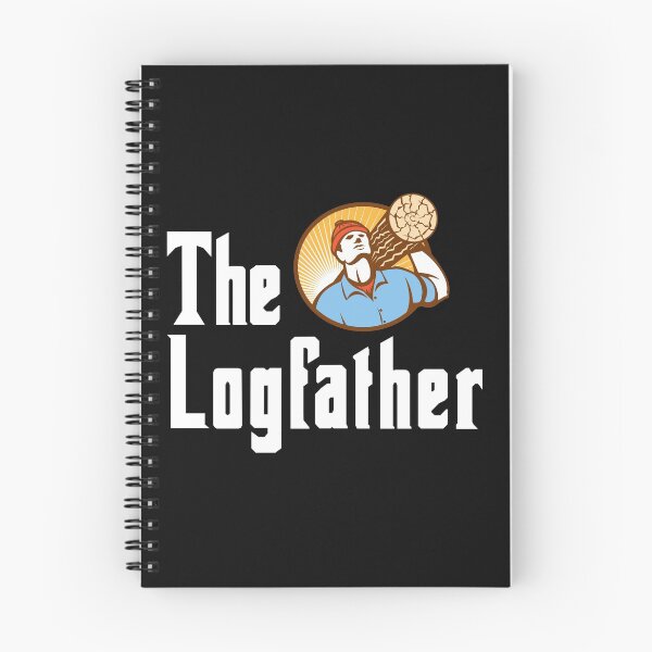 Item preview, The Logfather-Play On Words-Logger-Outdoorsman-Arborist-Forestry Worker designed and sold by SighFly52.