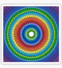 Happy Rainbow Mandala Sticker
