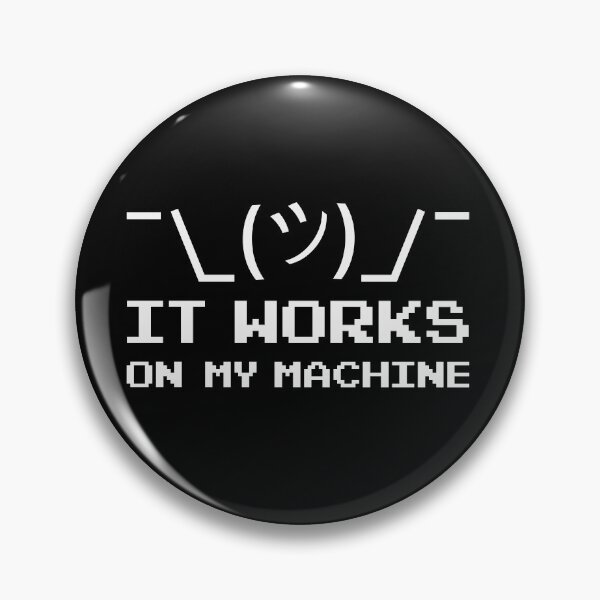 Artikelvorschau, Es funktioniert auf meiner Maschine. Lustiger Programmierer entworfen und verkauft von GeeksUnique.