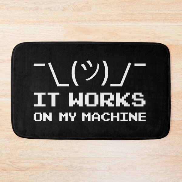 Item preview, It Works On My Machine. Funny Programmer  designed and sold by GeeksUnique.
