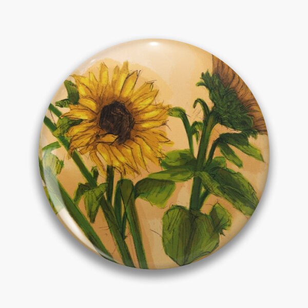 Item preview, Dibujo estético de girasol designed and sold by visitingforrest.