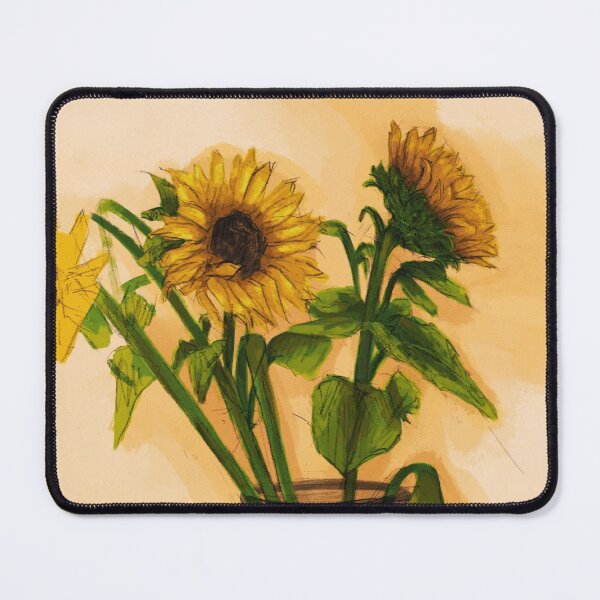 Item preview, Aesthetic Sunflower Drawing designed and sold by visitingforrest.