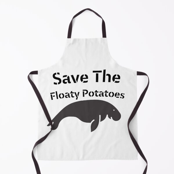 Item preview, Save The Floaty Potatoes Funny Manatee designed and sold by W&M Store.