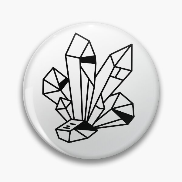 Item preview, Mystic Quartz Crystal in Black and White designed and sold by lovevisionkarma.
