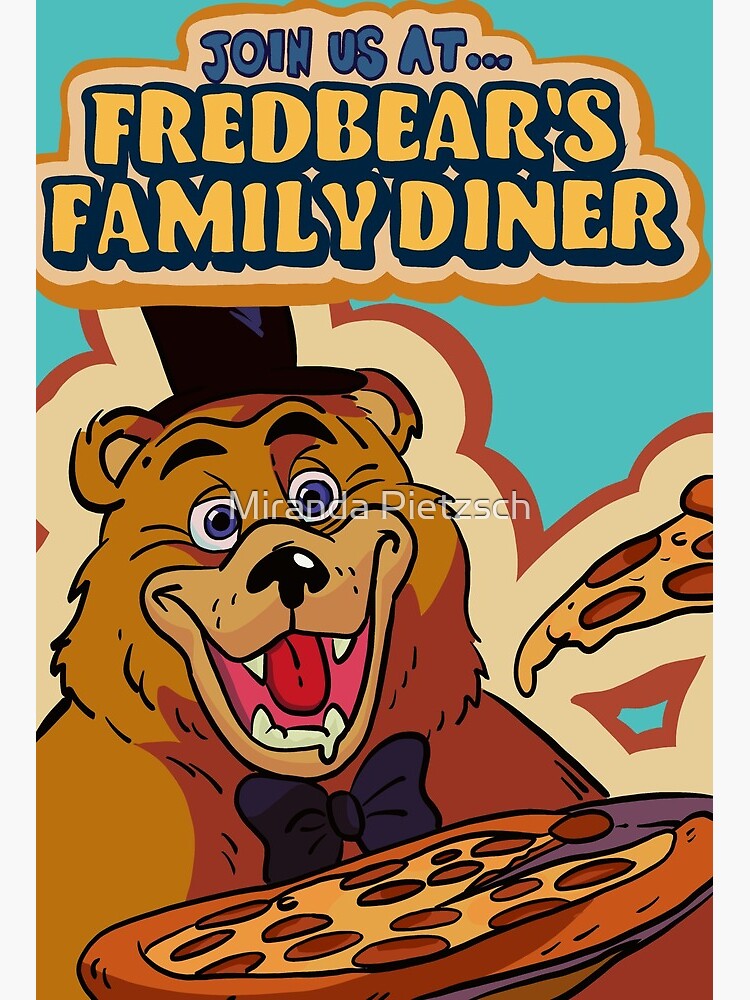  Fredbear'S Family Diner Poster (Spring Bonnie) Sticker