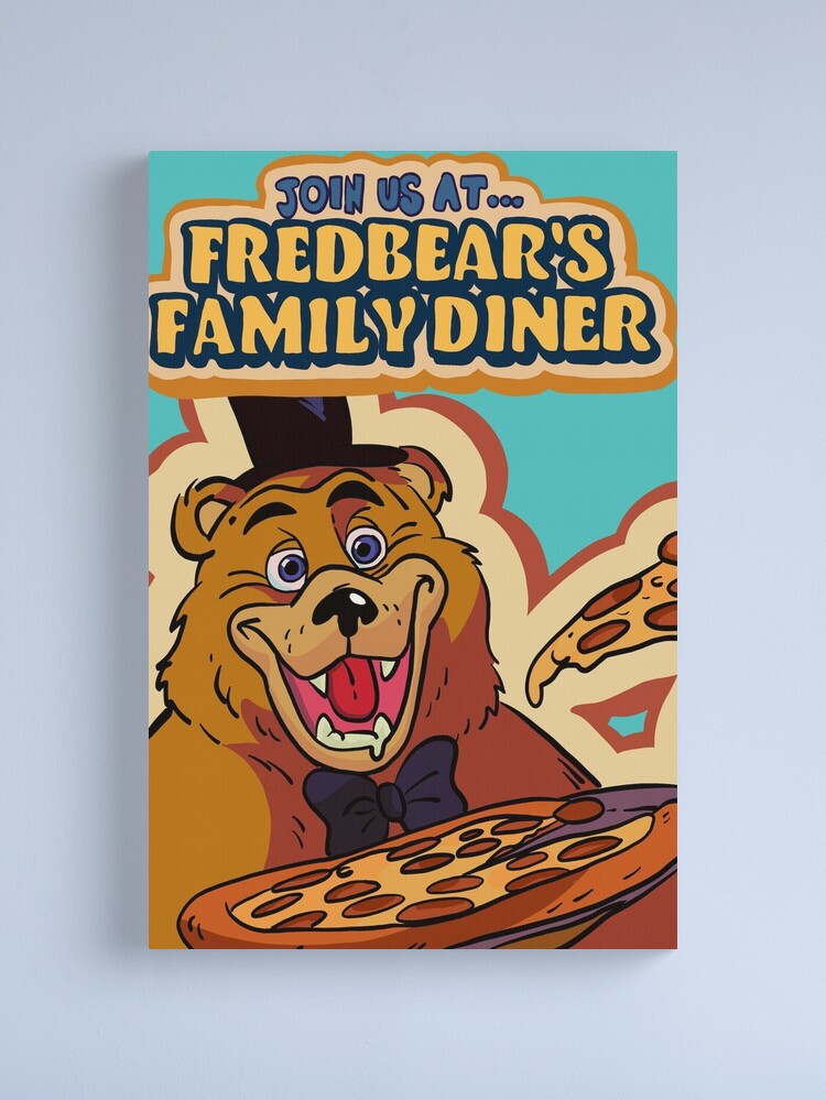 LUMAD FNAF FREDBEAR'S FAMILY DINER Canvas Poster Bedroom Decor Sports  Landscape Office Room Decor Gift Frame Style 20x30cm : : Home &  Kitchen