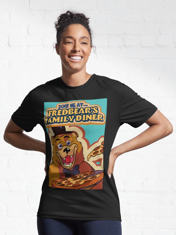 Fredbear's Family Diner logo Active T-Shirt for Sale by GamerSketch