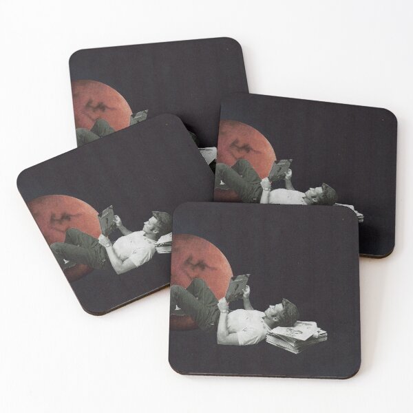 Item preview, Listening to Vinyls in Space / Vintage Collage / Sci Fi  designed and sold by visitingforrest.