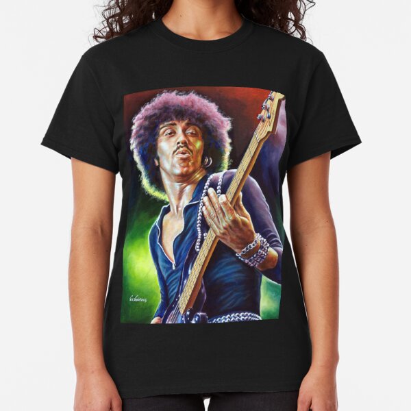 thin lizzy phil lynott t shirt