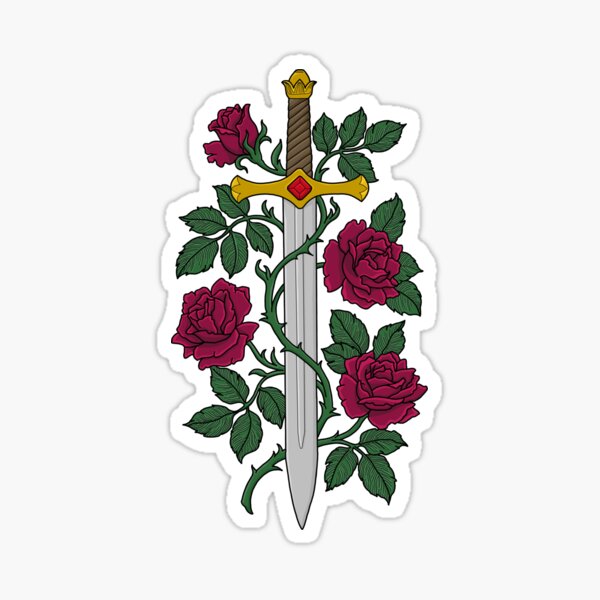 Item preview, Sword in the Rose designed and sold by CalistaK.