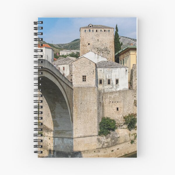Item preview, Close up of the historic arched Old Bridge of Mostar on the Neretva River, in the old town of Mostar, Bosnia and Herzegovina designed and sold by SnapTPhotograph.