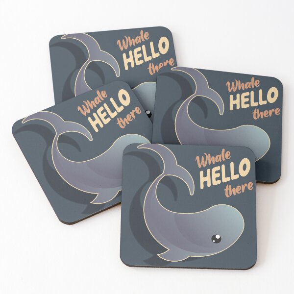 Item preview, Whale Hello There Funny Fish designed and sold by nocturnalshop.