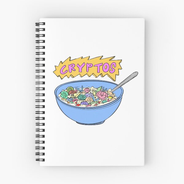 Item preview, Cryptos Crypto coins Cereal, Stock cryptos, Bitcoin, Ethereum, XRP, Shiba Inu, Unisex T-shirt designed and sold by Oof Designs.