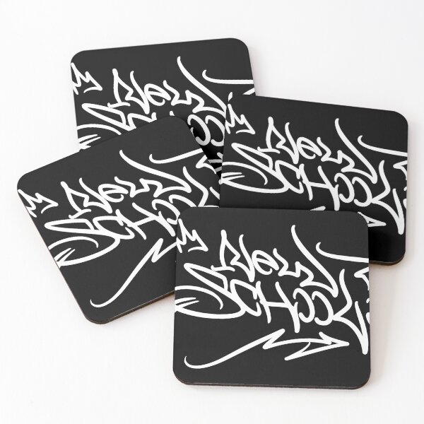 Item preview, New School Series White Graffiti Tag designed and sold by workbytristan.