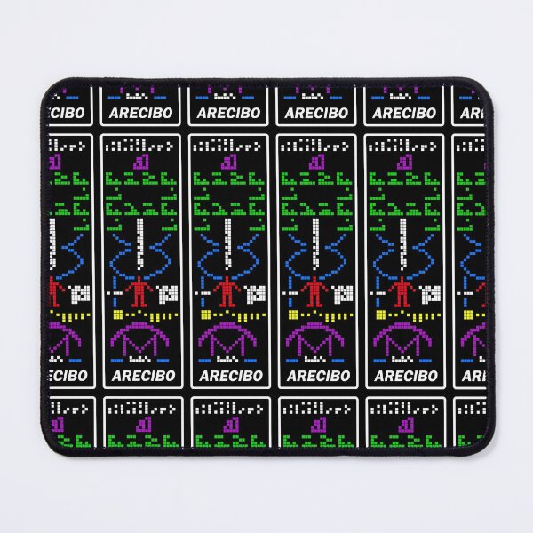 Item preview, Arecibo message - science, extraterrestrials and astronomy black designed and sold by Platform11west.