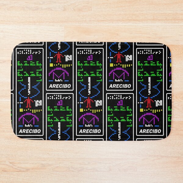 Item preview, Arecibo message - science, extraterrestrials and astronomy black  designed and sold by Platform11west.