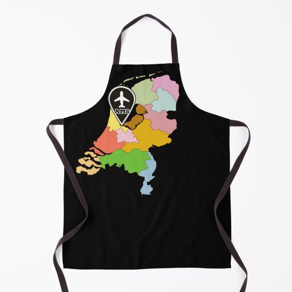 Item preview, Amsterdam, Holland, Netherlands, AMS, Schiphol Airport, Amsterdam Airport, Holland Map, Map of The Netherlands, Amsterdam Souvenir, Amsterdam gift, Gift from Holland designed and sold by RisingFrequency.