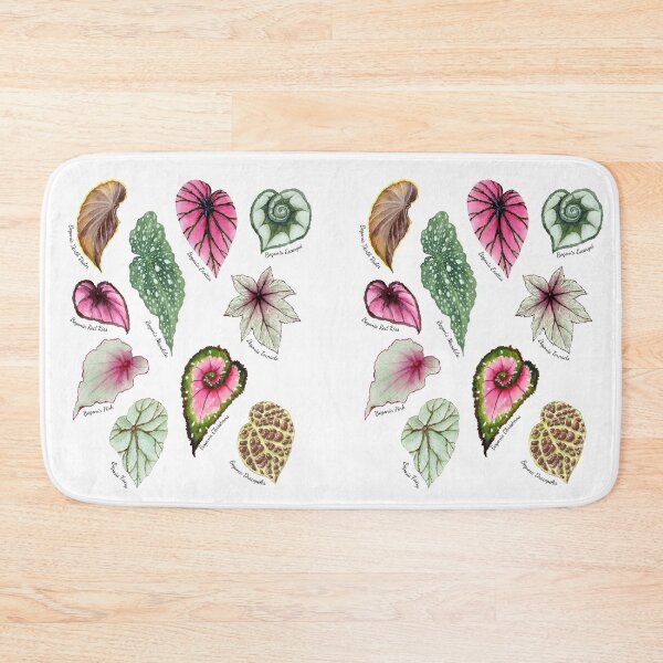 Item preview, Original Watercolor Painting of Different Begonia Leaves designed and sold by fengyuhao.