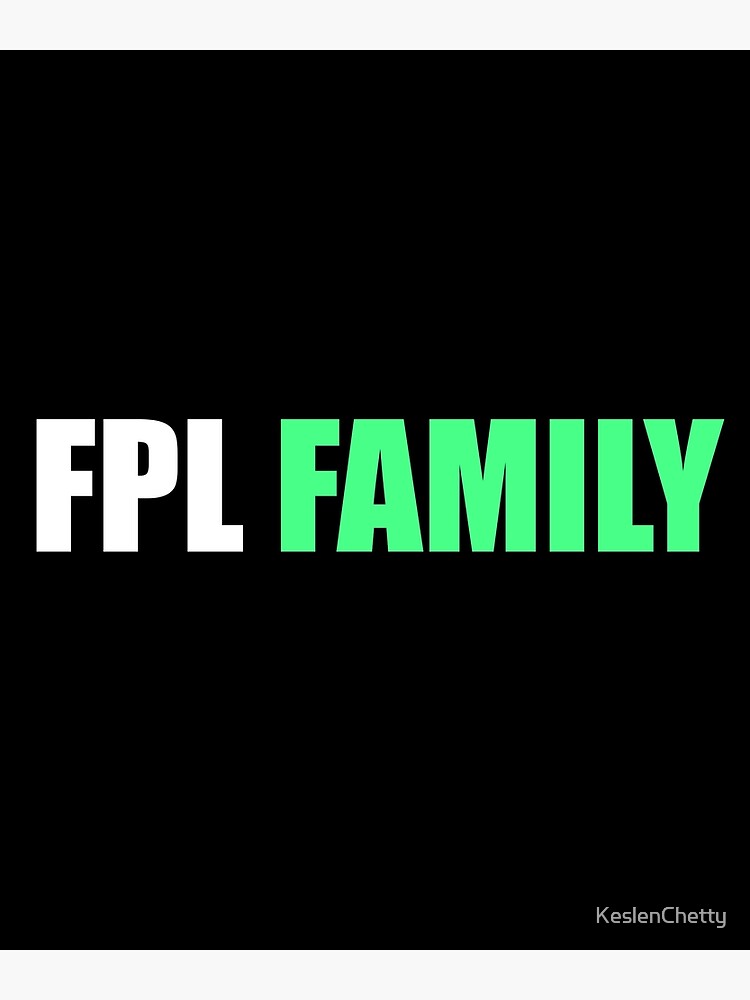 "FPL FAMILY Fantasy Premier League(English Premier League)" Poster by