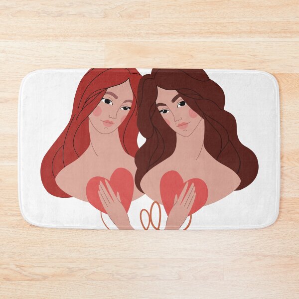 Item preview, The two girls leaned towards each other.  designed and sold by LinaKarolina13.