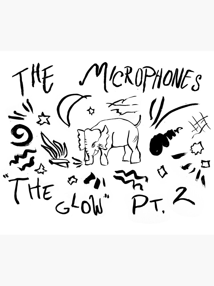 "The Microphones the Glow pt 2 Black" Poster for Sale by kdav1es