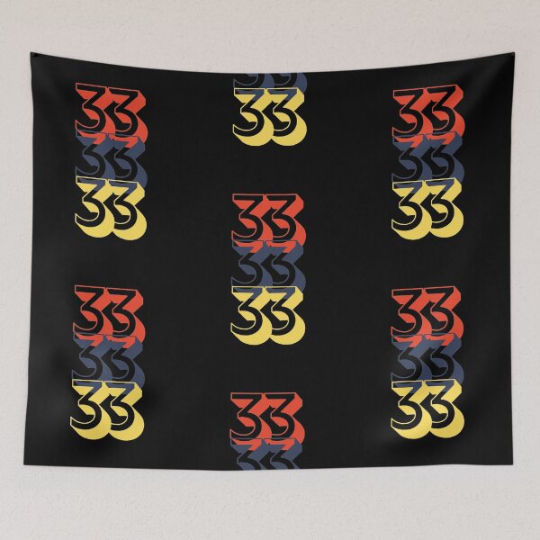 Item preview, Hero Number 33 (Offset) designed and sold by F1TwoTee.