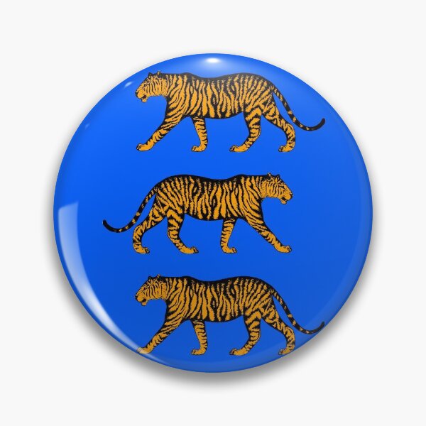 Item preview, Tigers (Cobalt and Marigold) designed and sold by illucalliart.