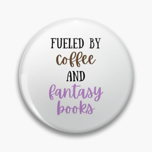 Artikelvorschau, Kaffee und Fantasy-Bücher entworfen und verkauft von RueBennet.