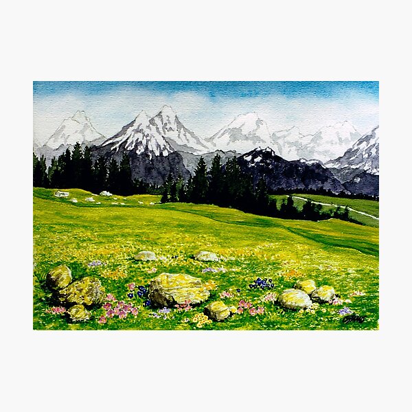 Item preview, THE SWISS ALPS designed and sold by RainbowArt.