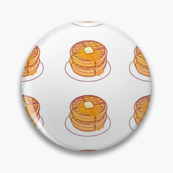 Item preview, Delicious waffles sticker designed and sold by Pianobeast.