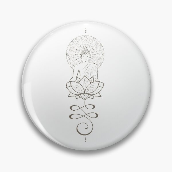 Item preview, Unalome Buddha designed and sold by bc21design.