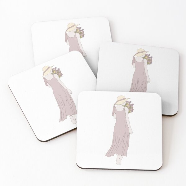 Item preview, girl with a bouquet designed and sold by bc21design.