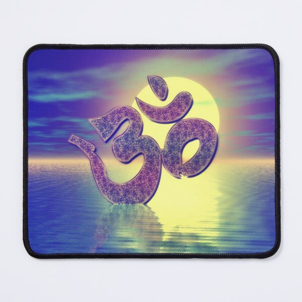 Item preview, Om sign at full moon designed and sold by harietteh.