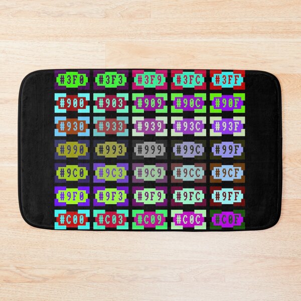 Item preview, Web Safe Hex Colors designed and sold by z0mbieparade.