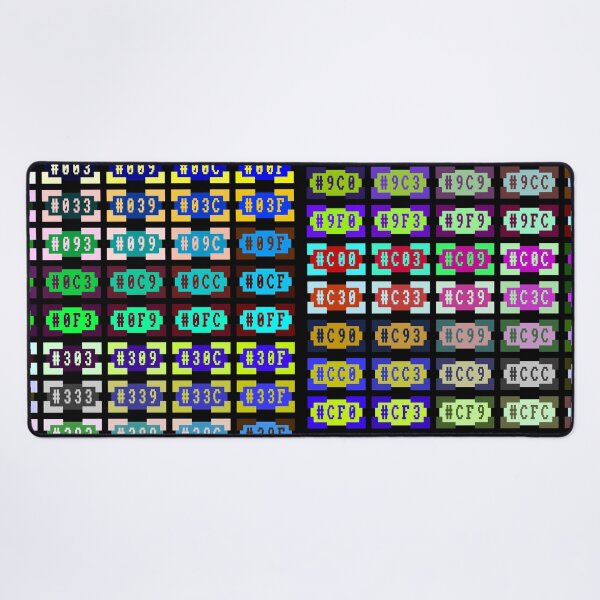 Item preview, Web Safe Hex Colors designed and sold by z0mbieparade.