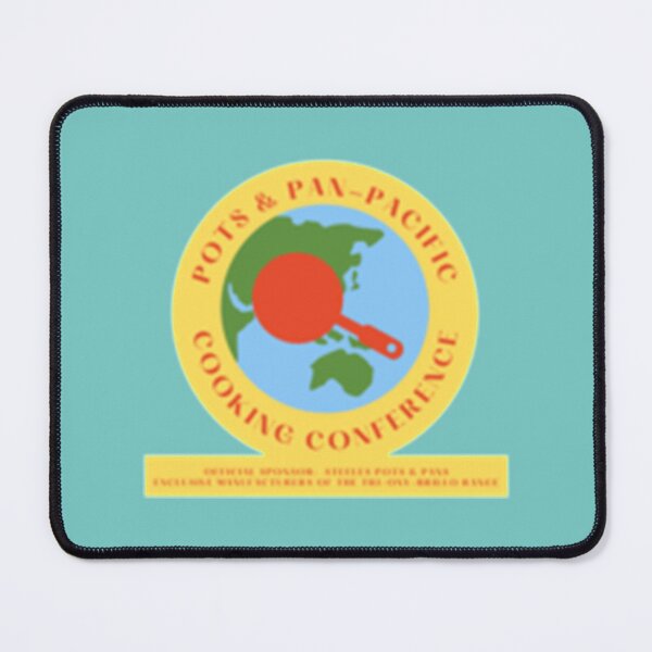 Item preview, Pots and Pan-Pacific Cooking Conference badge, Steeles pots and pans, Belinda Blinked, Rocky Flintst designed and sold by kdornbier.