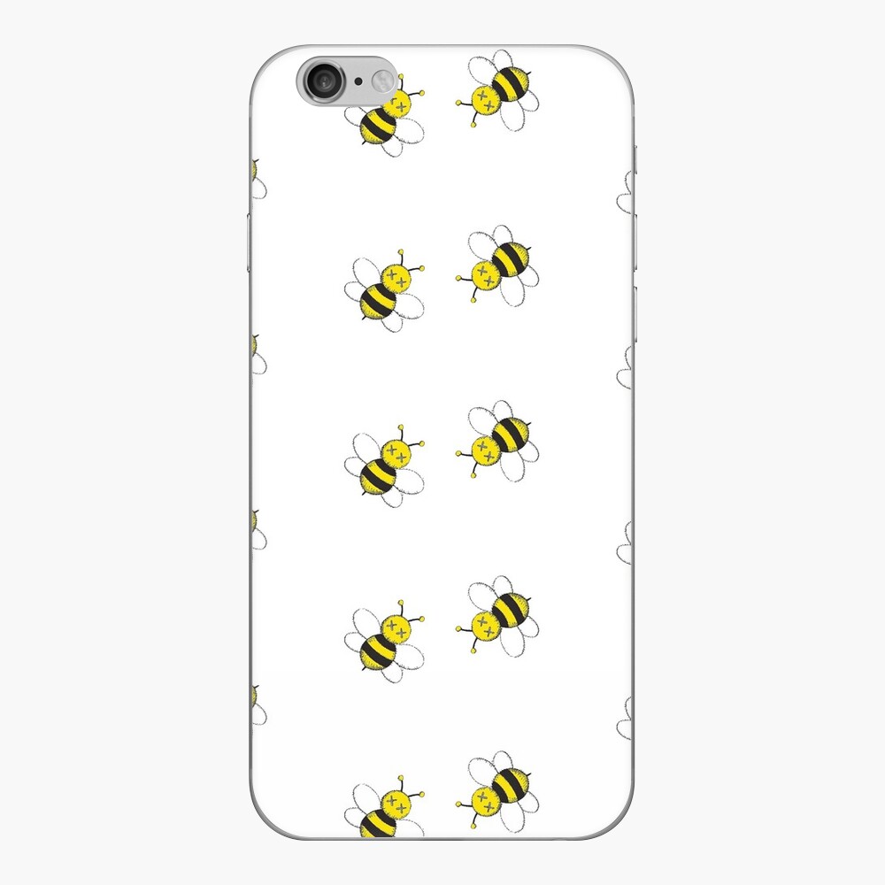 Bees with Xs Sticker for Sale by K Ostrem