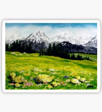 THE SWISS ALPS Sticker