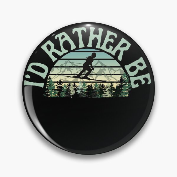 Item preview,  Vintage Sunset ID Rather Be Skiing Girl  -Skiing designed and sold by Rally-Girl.